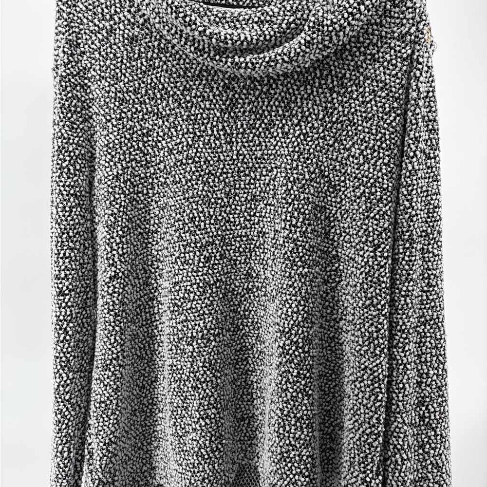 Calvin Klein Textured Gray Cowl Neck‎ Sweater